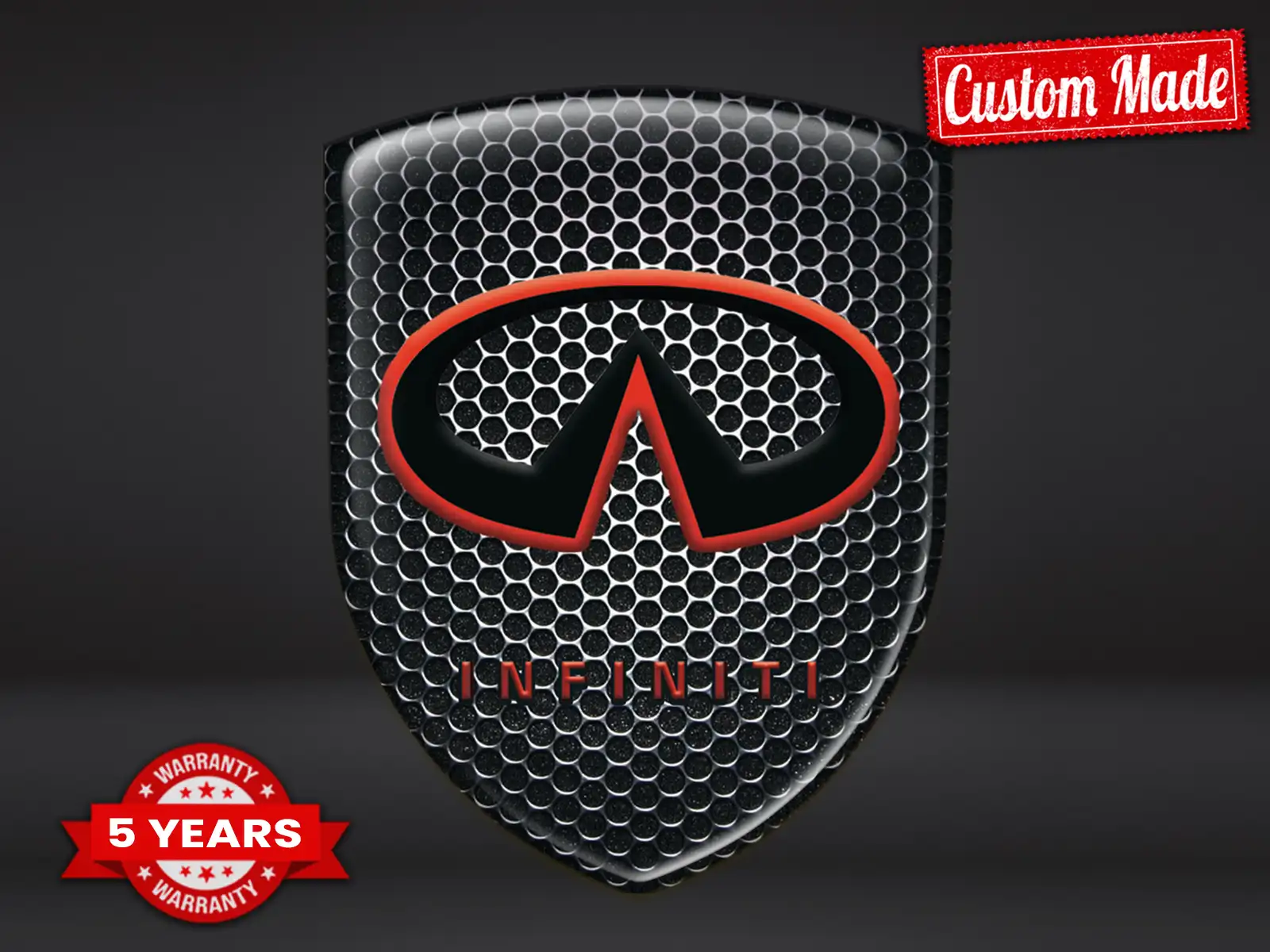 Infiniti Autocollants Logo Imprimé Pro Max Durable Stylé